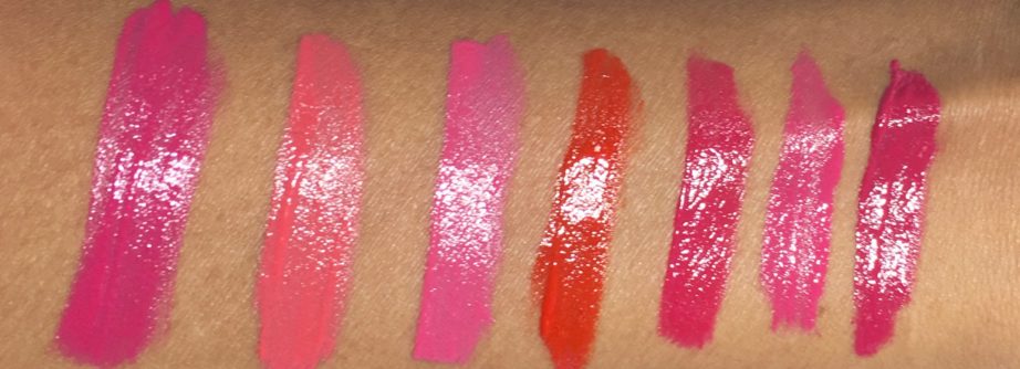 All Lancome L'Absolu Rouge Velours Matte Liquid Lipsticks Shades Review Swatches 172 193 362 363 373 375 385 flash light