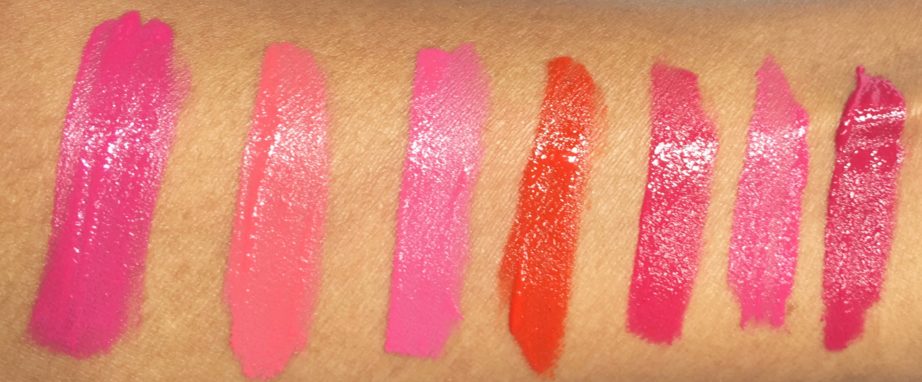 All Lancome L'Absolu Rouge Velours Matte Liquid Lipsticks Shades Review Swatches 172 193 362 363 373 375 385 mbf