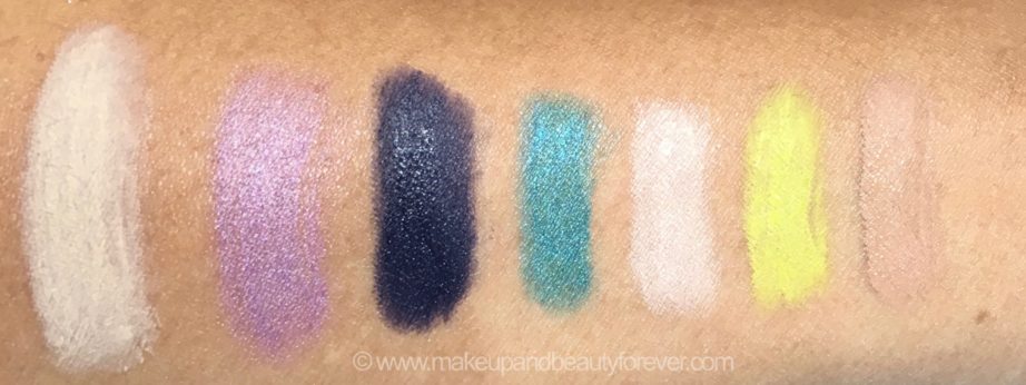 All MAC Pro Longwear Waterproof Colour Stick Eye Shadows Shades Review Swatches Tabby Sweet Viola Midnight Shadows Ever Evergreen At Beach Madly Sunny Sand Bar