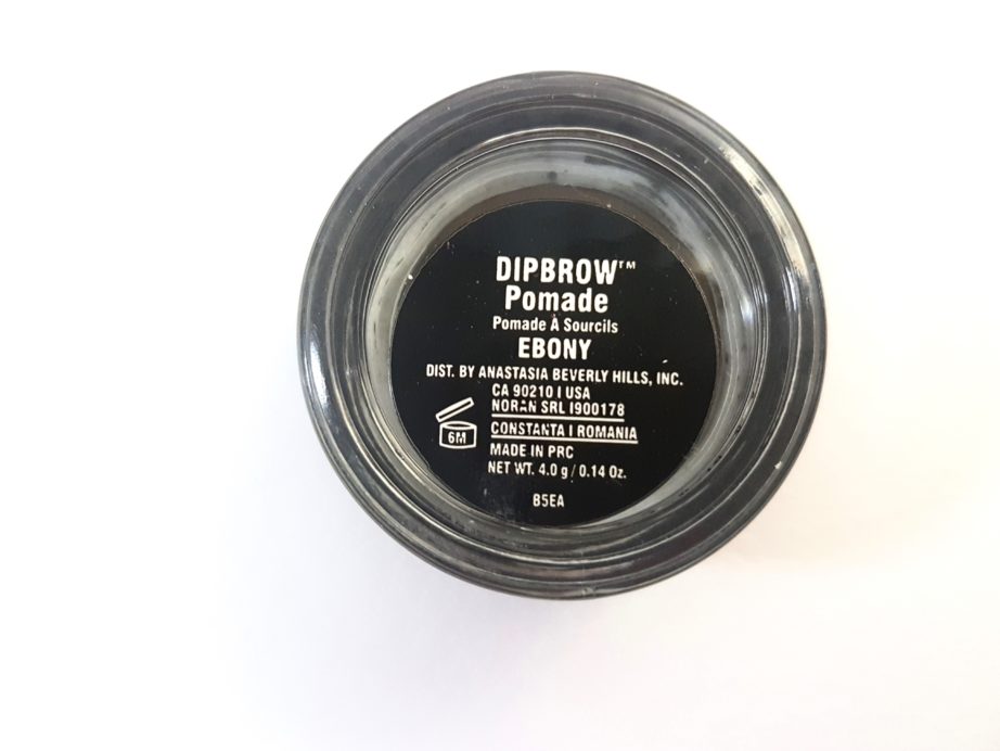 Anastasia Beverly Hills Dipbrow Pomade Review Swatches ebony