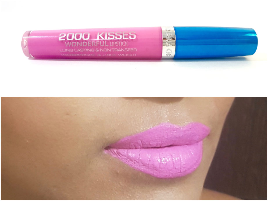 Diana Of London 2000 Kisses Wonderful Lipstick Immortality 47 Review Swatches on lips