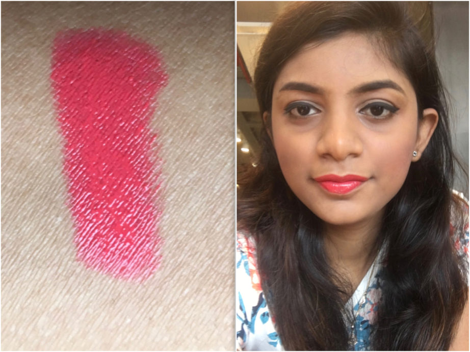 Faces Ultime Pro Creme Lip Crayon Invincible 04 Review Swatches with makeup