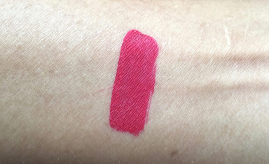 Inglot HD Lip Tint Matte 12 Review Swatches hand
