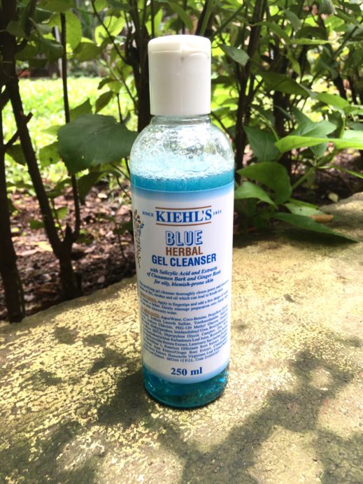 Kiehl’s Blue Herbal Gel Cleanser Review makeup beauty blog