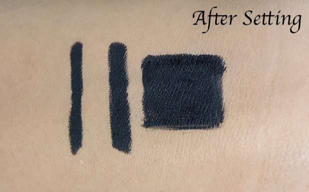 L'Oreal Infallible Silkissime Eyeliner Black Noir Review Swatches set
