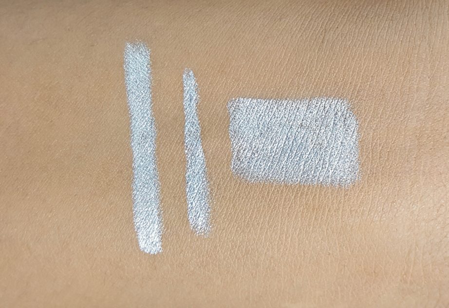 L'Oreal Infallible Silkissime Eyeliner Silver Argente Review Swatches focus