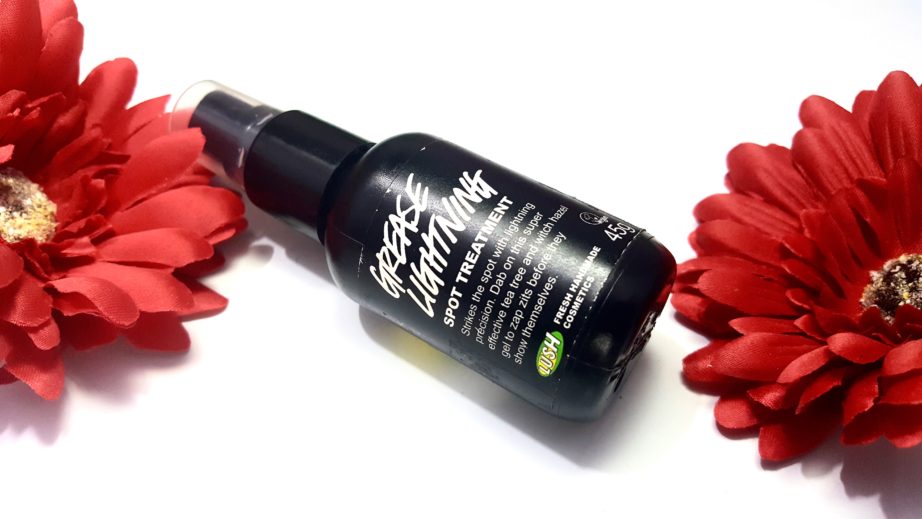 LUSH Grease Lightning Spot Treatment Cleanser Review for acne