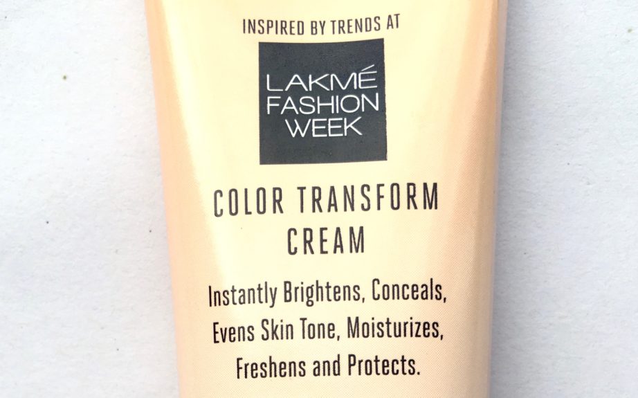 Lakme 9 To 5 Color Transform CC Cream Review fashion week