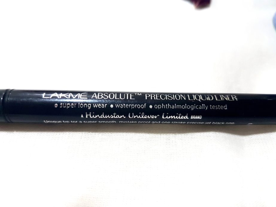 Lakme Absolute Precision Liquid Liner Review Swatches details