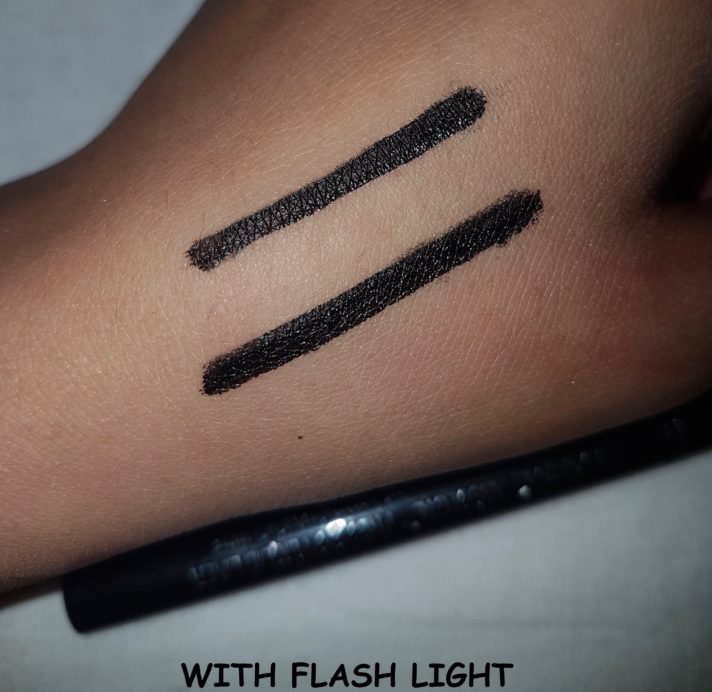 Lakme Absolute Precision Liquid Liner Review Swatches flash light