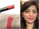 Lakme Absolute Sculpt Matte Lipstick Coral Flare Review, Swatches
