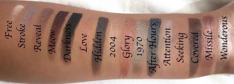 Makeup Revolution I Heart Makeup Naked Underneath Eyeshadow Palette Review Swatches mbf