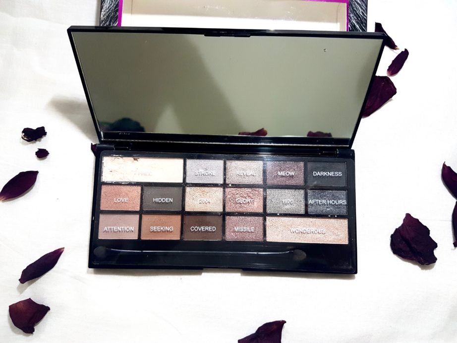 Makeup Revolution I Heart Makeup Naked Underneath Eyeshadow Palette Review Swatches mbf blog