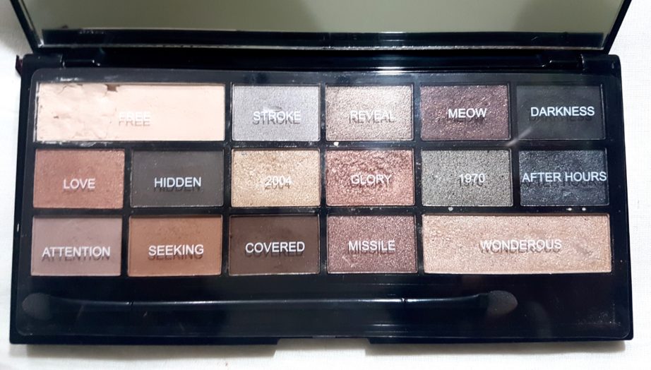 Makeup Revolution I Heart Makeup Naked Underneath Eyeshadow Palette Review Swatches near