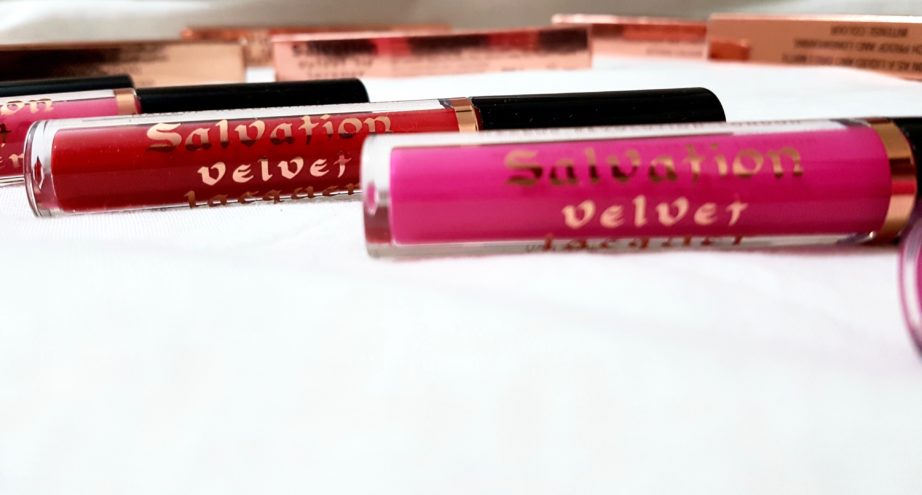 Makeup Revolution Salvation Velvet liquid lipstick Shades Review Swatches fall in love Keep flying Keep crying Keep trying took my love Keep lying I believe