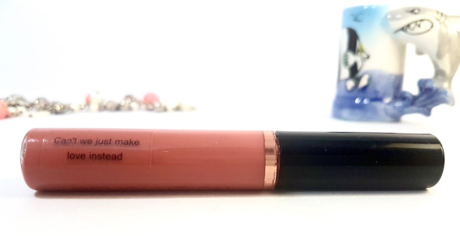 Makeup Revolution Ultra Velour Lip Cream Cant We Just Make Love Instead Review Swatch mbf