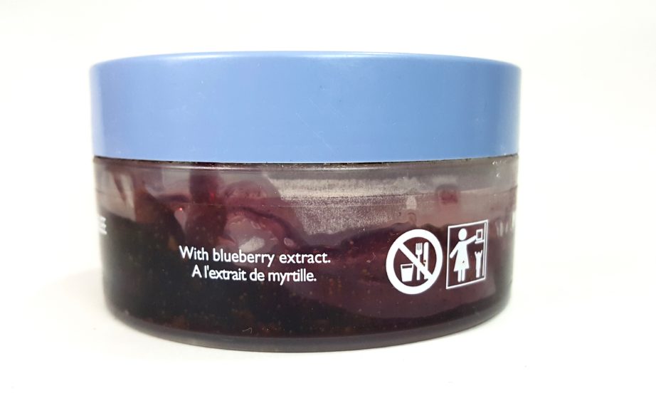 The Body Shop Blueberry Body Scrub Gelee Review extract