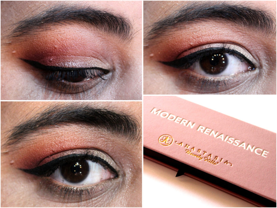 Anastasia Beverly Hills Modern Renaissance Palette Review Swatches MBF Eye Makeup Look