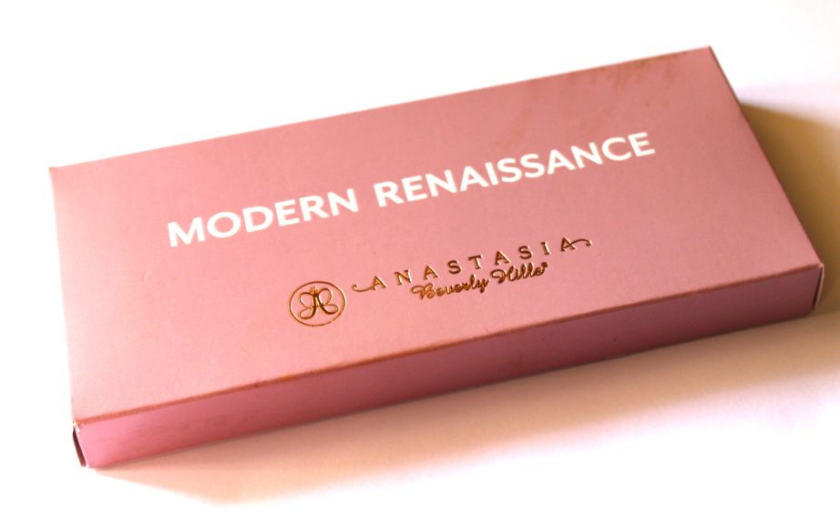 Anastasia Beverly Hills Modern Renaissance Palette Review Swatches outer box