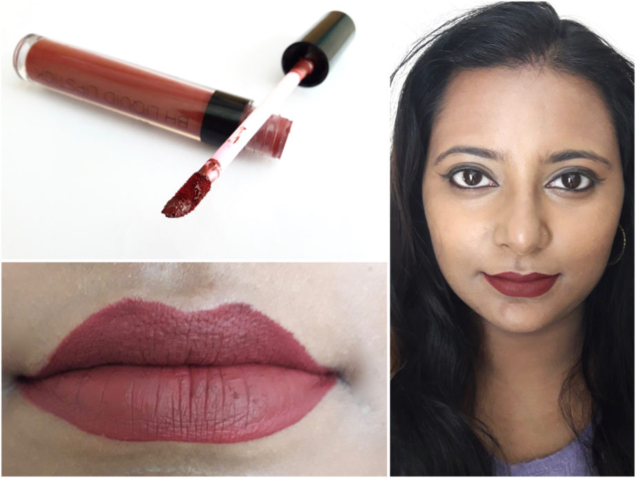 BH Cosmetics Matte Liquid Lipstick Lust Review Swatches MBF