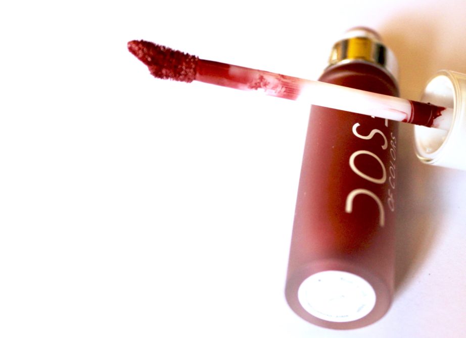 Dose of Colors Matte Liquid Lipstick Brick Review Swatch