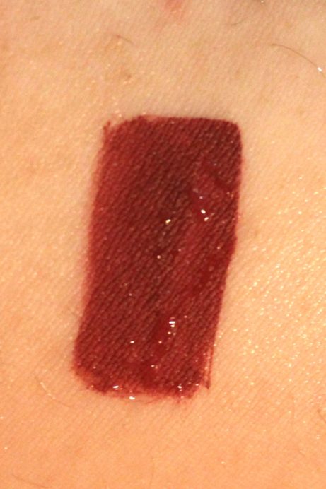 Dose of Colors Matte Liquid Lipstick Brick Review Swatches Water test