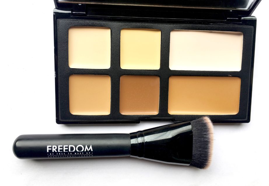 Freedom Pro Cream Strobe Palette with Brush Review Swatches