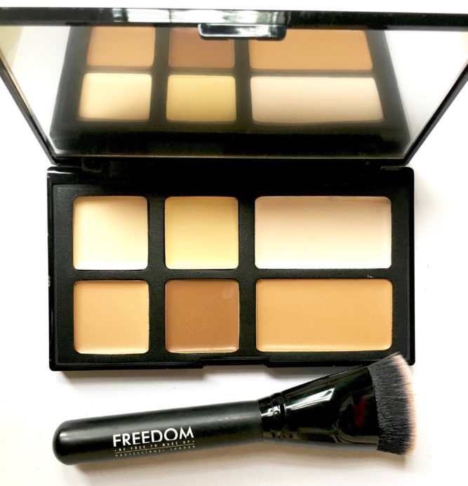 Freedom Pro Cream Strobe Palette with Brush Review Swatches mbf