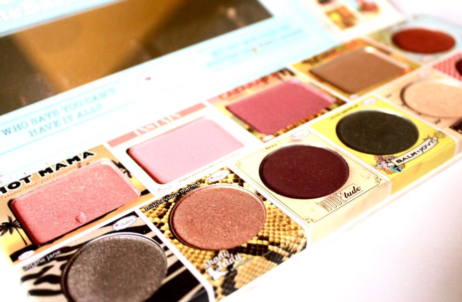 In the Balm of Your Hand Palette Review Swatches blush highlighter lipstick