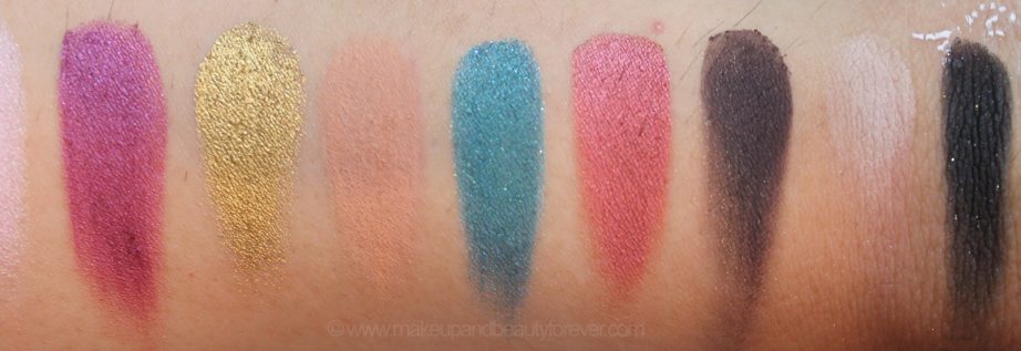 Jeffree Star Beauty Killer Palette Review Swatches all shades mbf