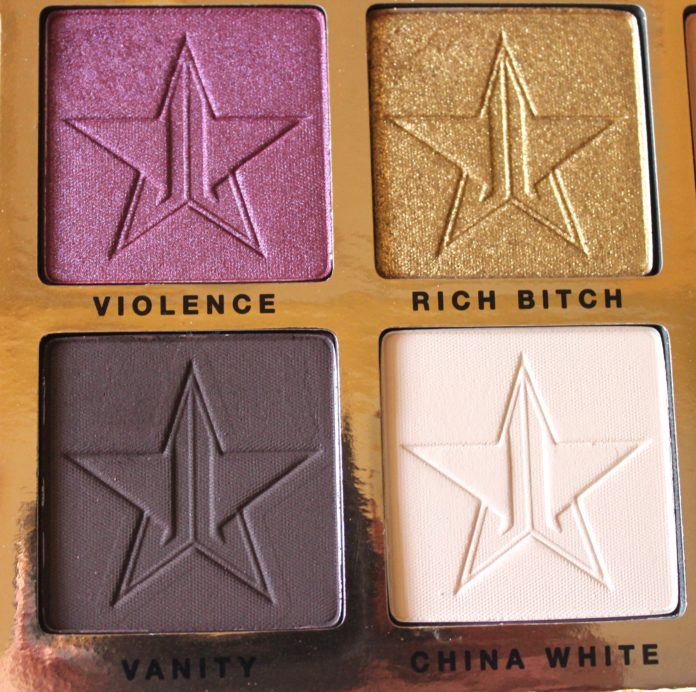Jeffree Star Beauty Killer Palette Review Swatches quad 3