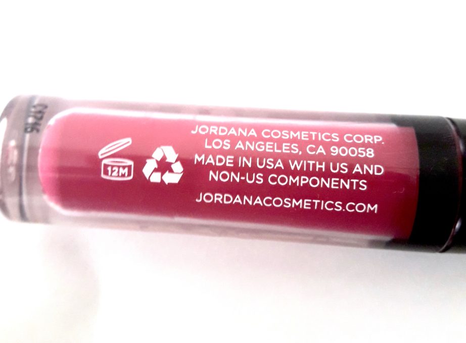 Jordana Sweet Cream Matte Liquid Lipstick Sugared Plum Review Swatches 1