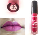 Jordana Sweet Cream Matte Liquid Lipstick Sugared Plum Review, Swatches