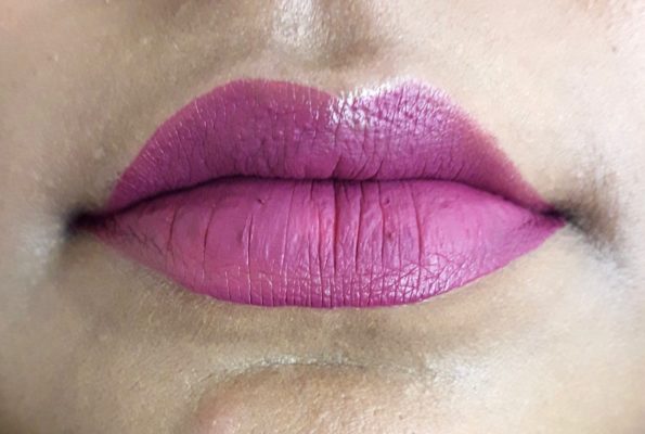 Jordana Sweet Cream Matte Liquid Lipstick Sugared Plum Review Swatches purple lips