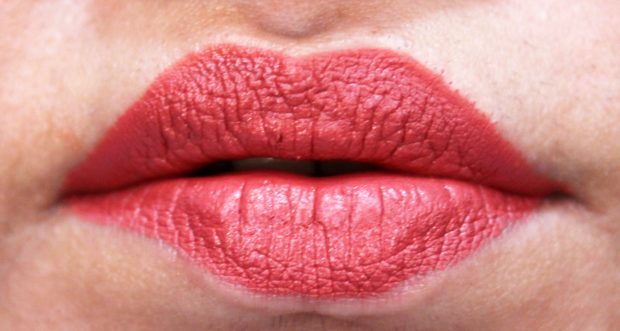 Lipland Matte Lip Crayon Lipstick Nicol Concilio Zoey Review Swatches fresh on lips