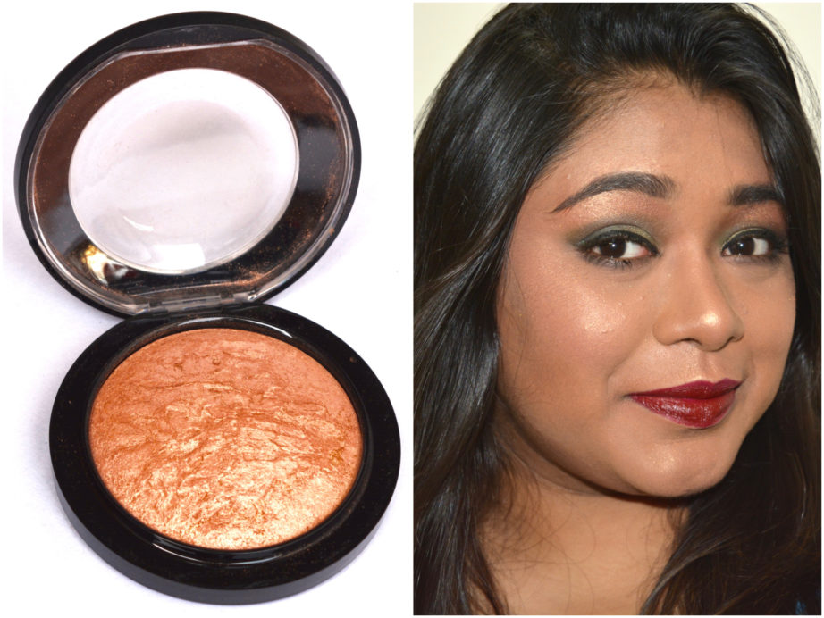 MAC Cheeky Bronze Mineralize Skinfinish Highlighter Review Swatches Demo MBF Makeup Look