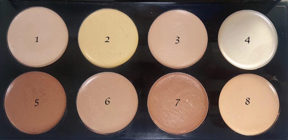 Makeup Revolution Ultra Cream Contour Palette Review Swatches number