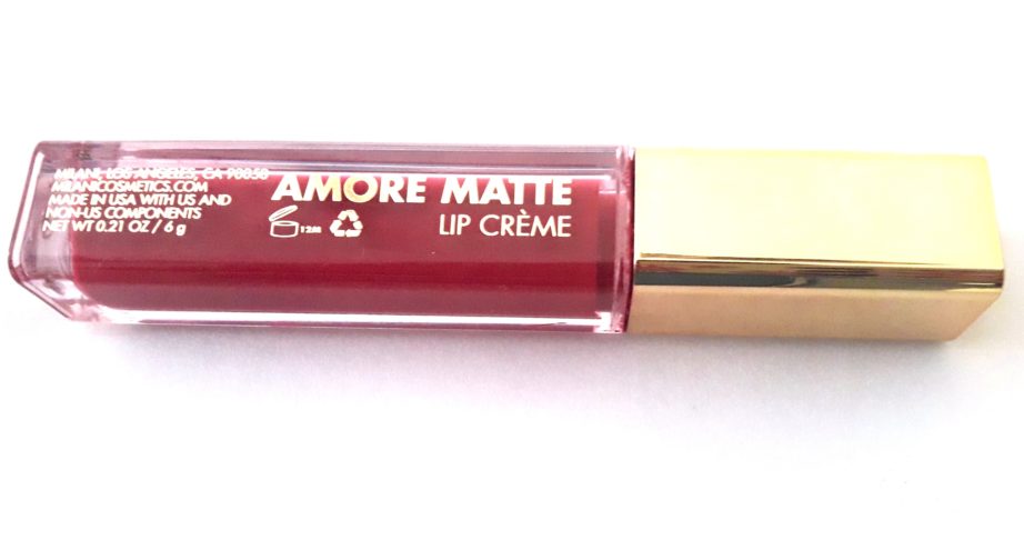 Milani Amore Matte Lip Creme Gorgeous Review Swatches info