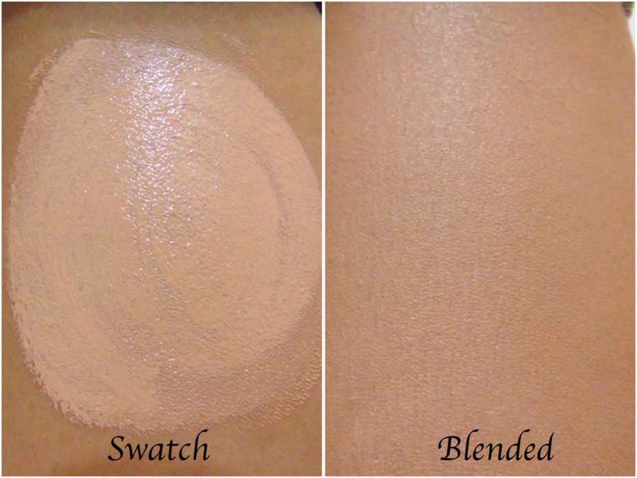 Oriflame The One Everlasting Foundation Review Swatches before after