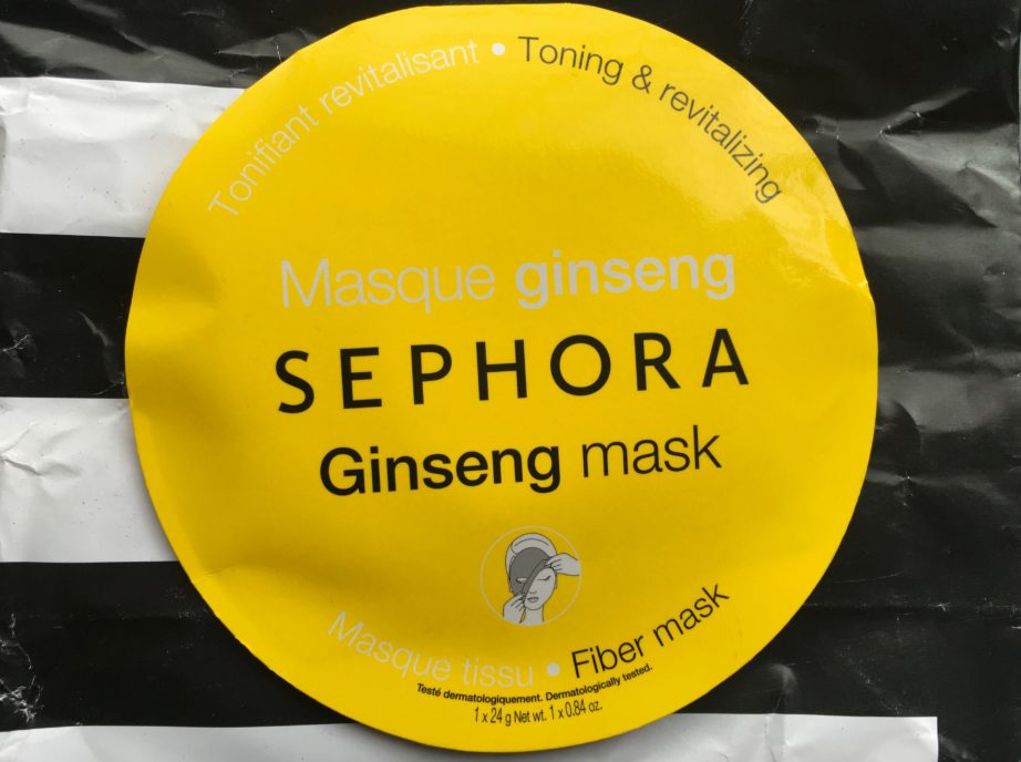 Sephora Ginseng Sheet Fiber Mask Review 3