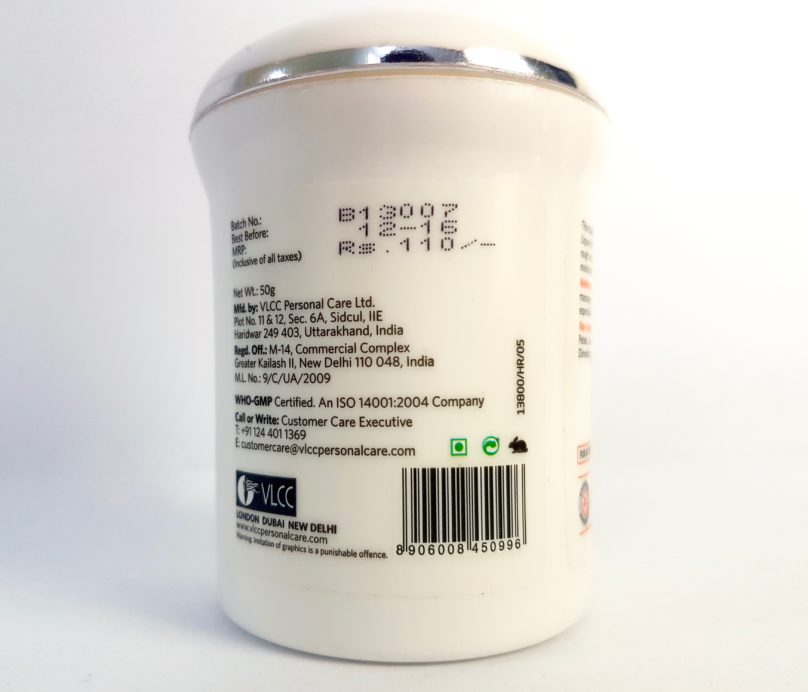 VLCC Skin Defense Liquorice Cold Cream Review price