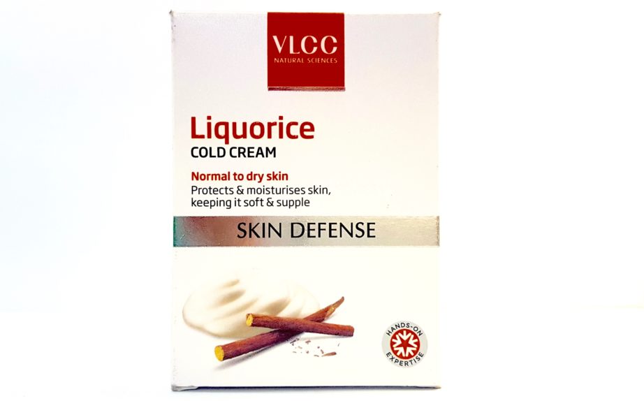 VLCC Skin Defense Liquorice Cold Cream Review box