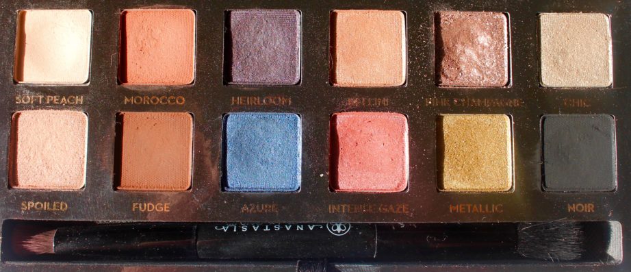 Anastasia Shadow Couture World Traveler EyeShadow Palette Review Swatches clear