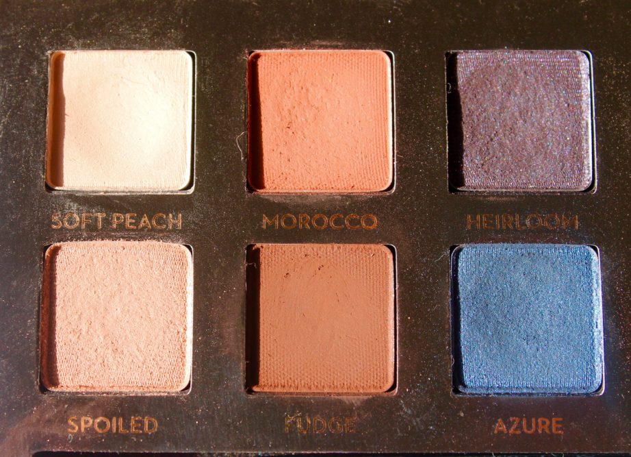 Anastasia Shadow Couture World Traveler EyeShadow Palette Review Swatches left