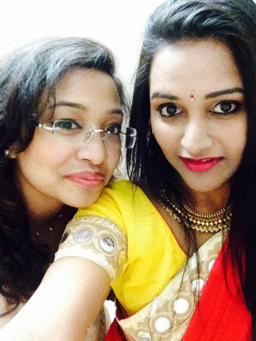 Astha Goel MBF with her best friend