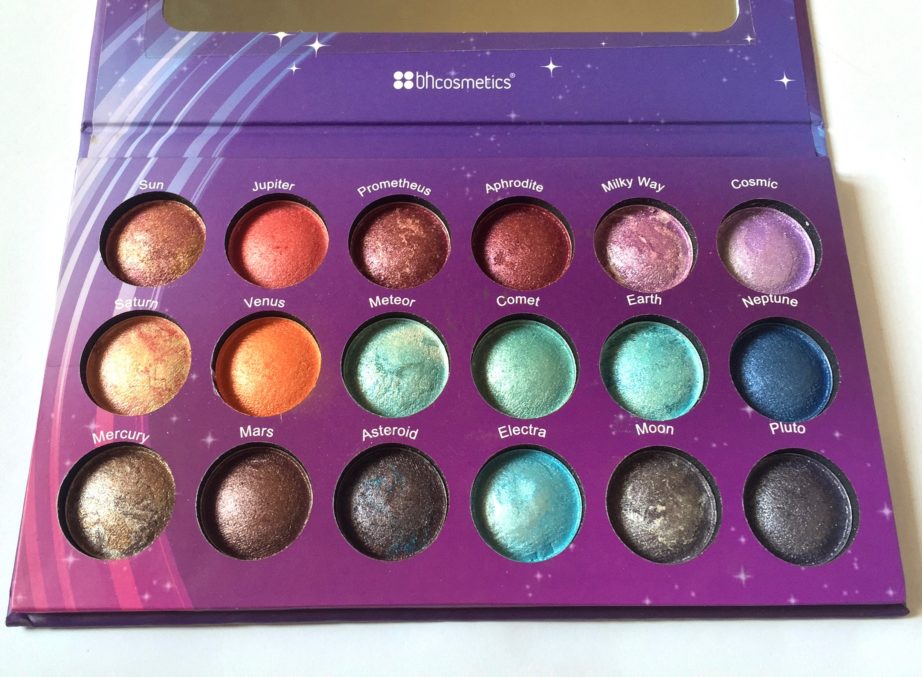 BH Galaxy Chic Eyeshadow Palette Review, Swatches