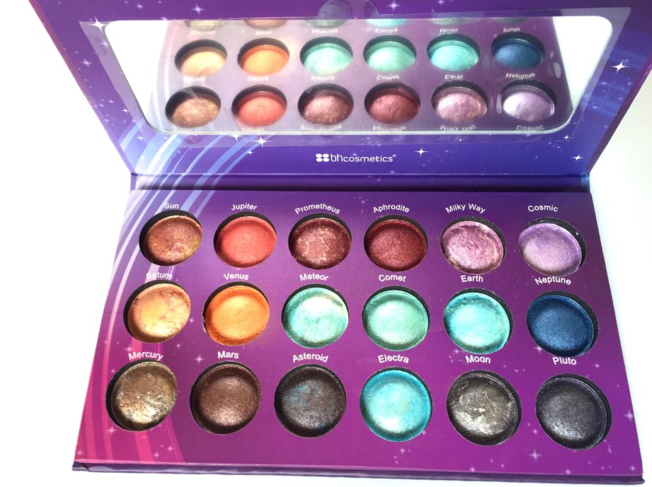 BH Cosmetics Galaxy Chic Baked Eyeshadow Palette Review Swatches Blog