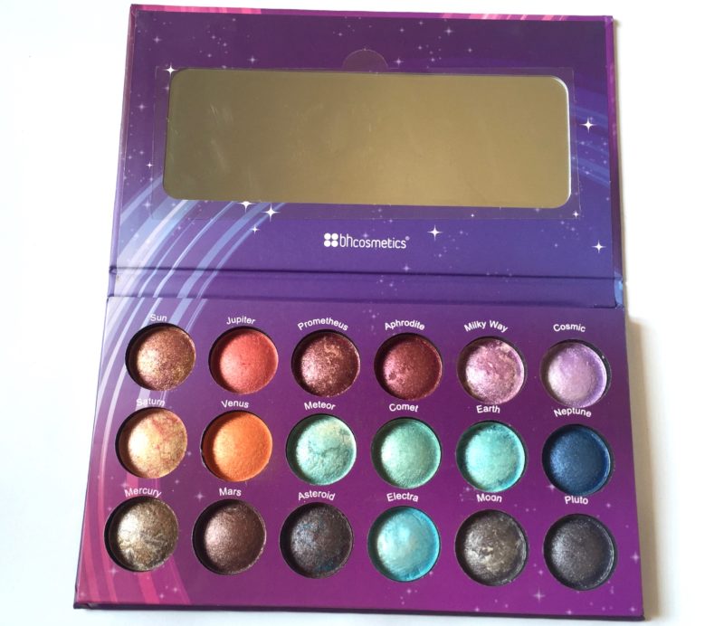BH Cosmetics Galaxy Chic Baked Eyeshadow Palette Review Swatches MBF