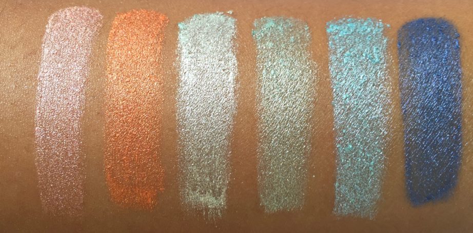 BH Cosmetics Galaxy Chic Baked Eyeshadow Palette Review Swatches Saturn Venus Meteor Comet Earth Neptune