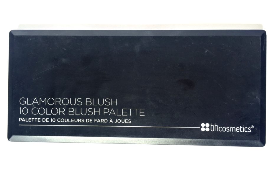 BH Cosmetics Glamorous Blush 10 Color Palette Review Swatches front